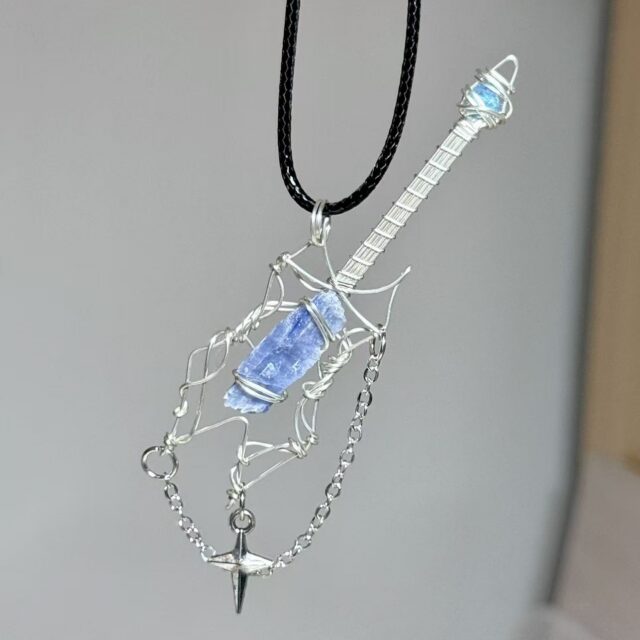 Lavender Blade necklace
