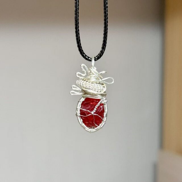 Crimson Dragon necklace